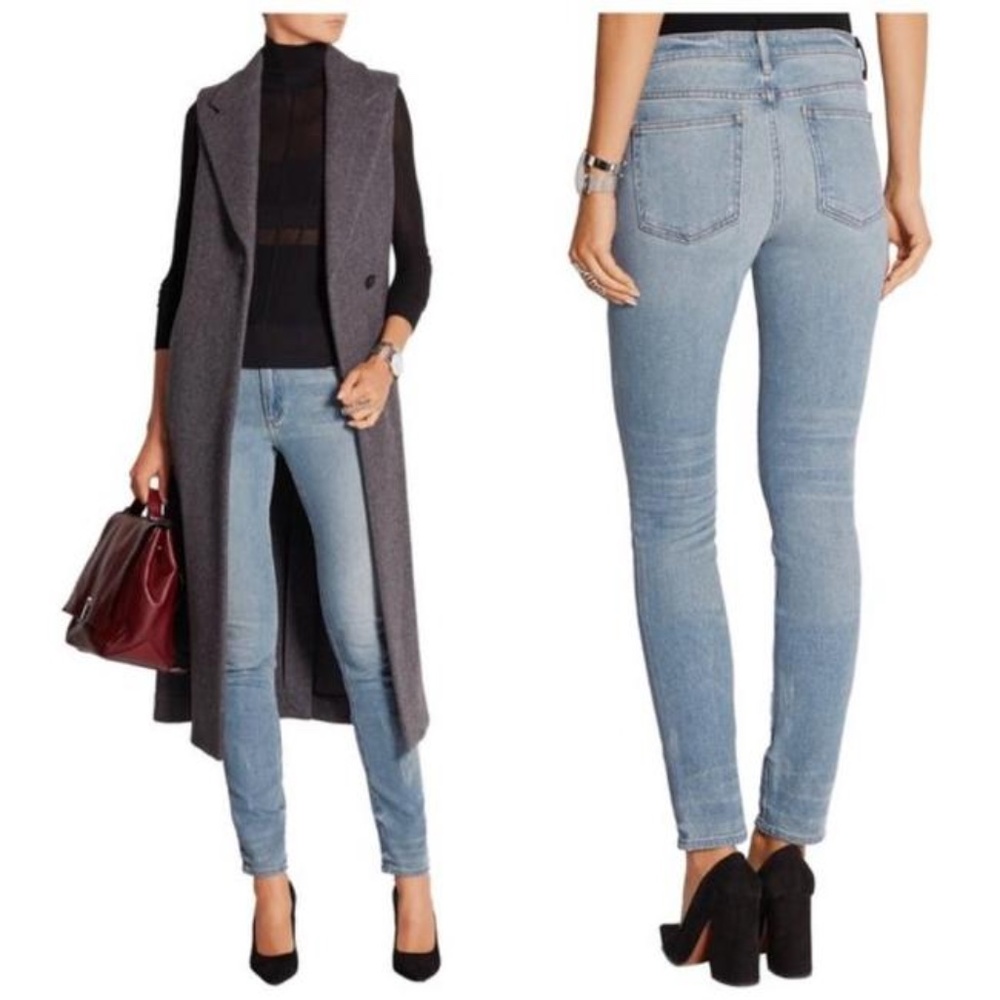 Alexander Wang Light Wash Skinny Jeans - Women's Stretch Denim